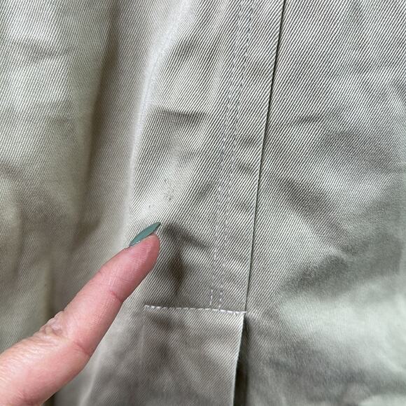 COMPTOIR DES COTONNIERS Tan Cotton Trench Coat Jacket‎ Double Breasted Size 42 - Picture 10 of 10